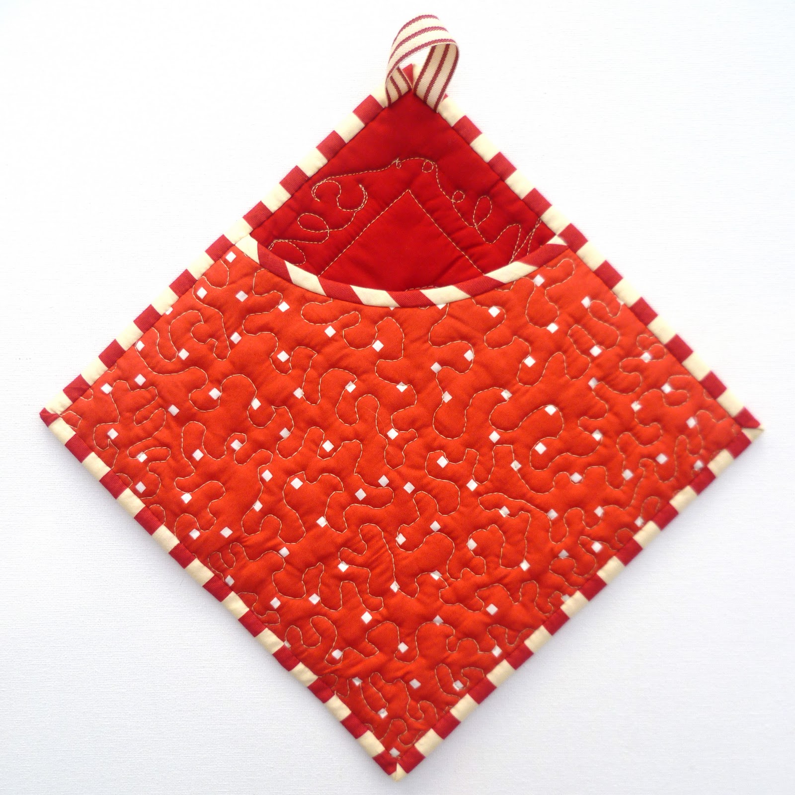 verykerryberry Candy Cane Love Pot Holder