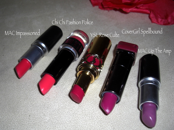 Makeup and Macaroons: Top 5 Tuesday - Look At Me lipsticks