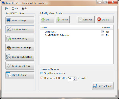 EasyBCD, Windows, Windows 7, System, OS Enhancements