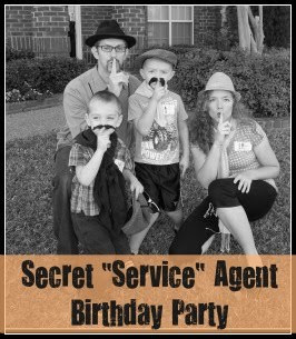 Secret "Service" Agent Birthday Party