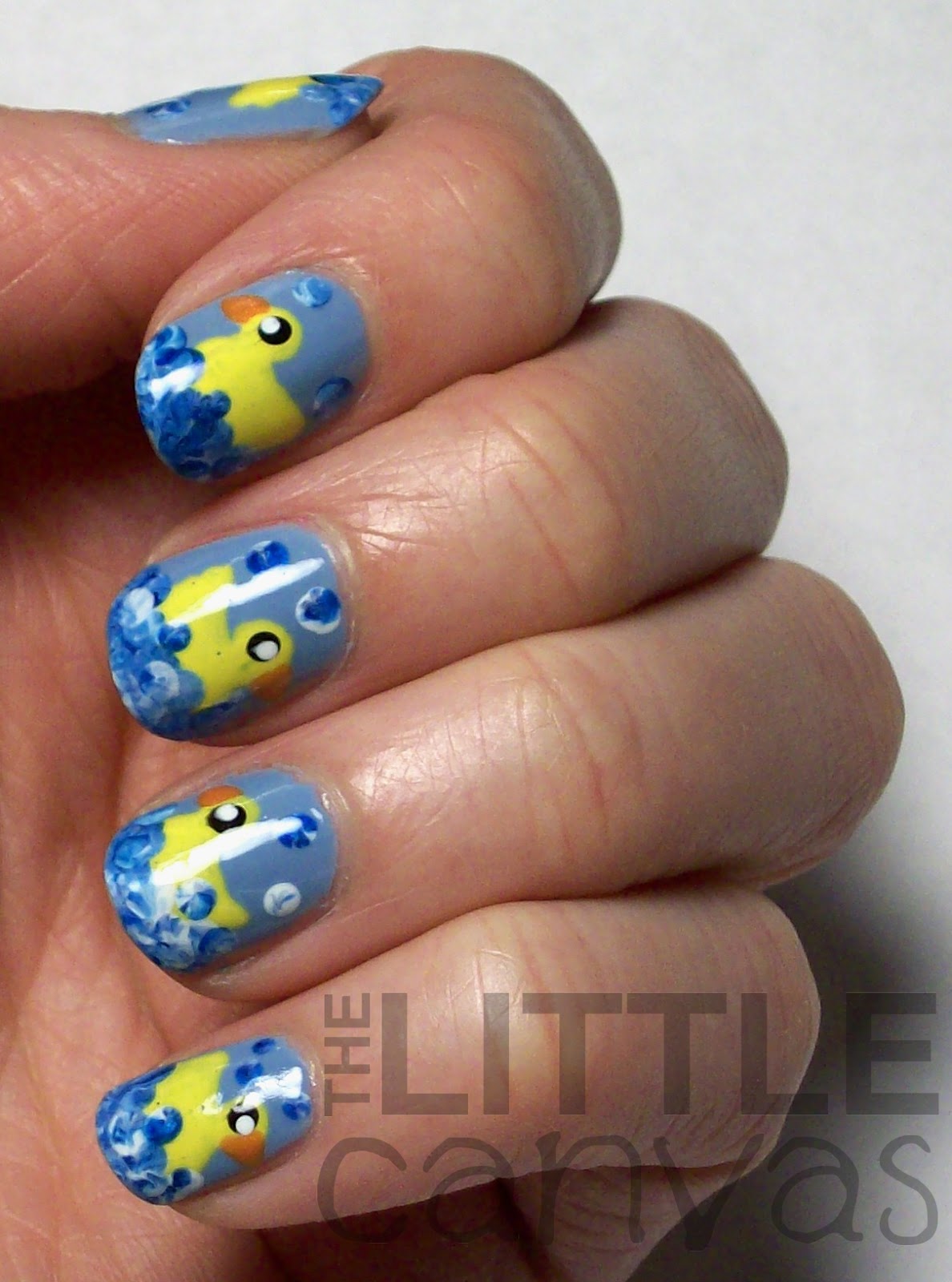 Rubber Ducky Nail Art Revisited! The Little Canvas