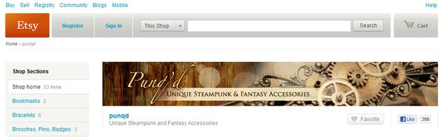 Steampunk Jewelry at Etsy.com