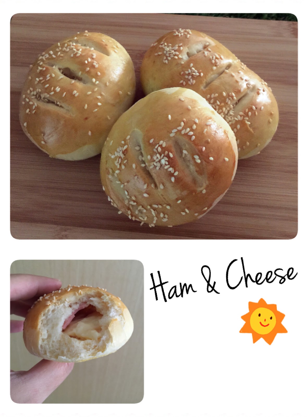Baking Mom Ham & Cheese Buns