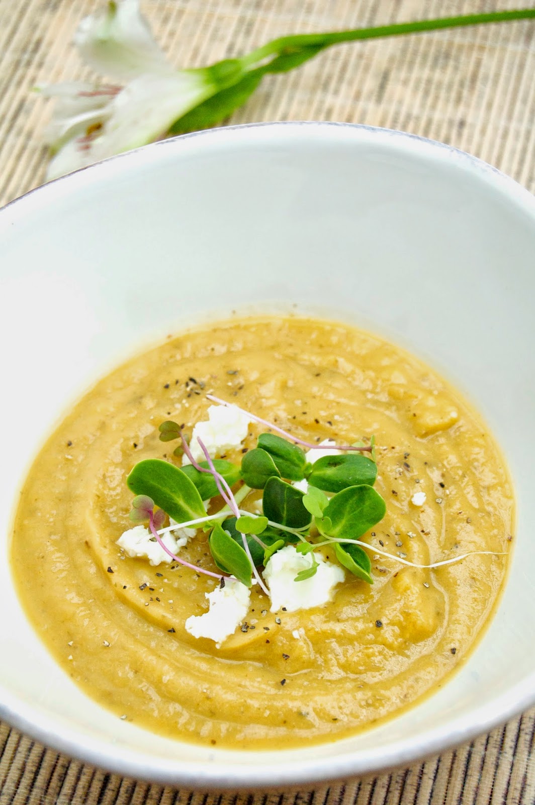 Kettler Cuisine Roasted Sunchoke and Shallot Soup