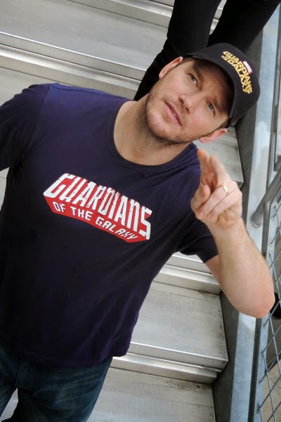 Actor Chris Pratt, star of the soon-to-be-released movie “Guardians of the Galaxy,” served as honorary pace car driver. #crownheroes #jww400 #reignon #nascar