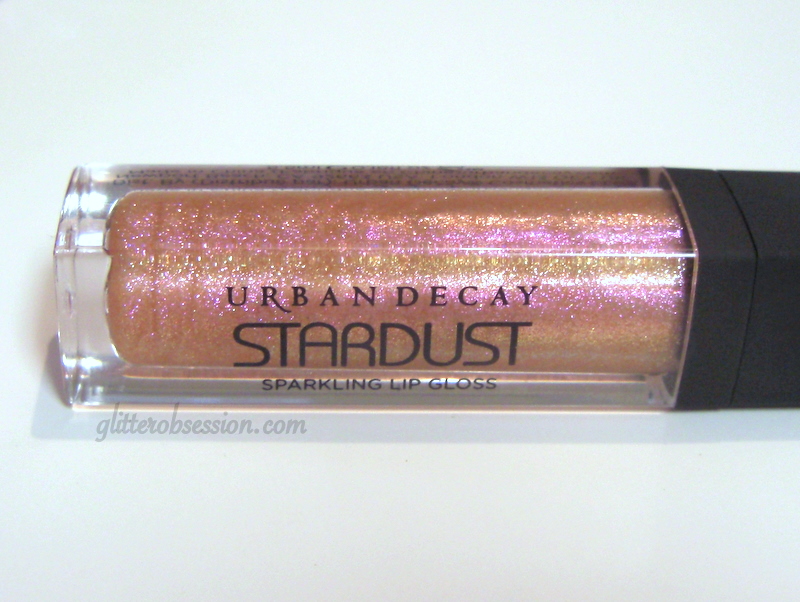 glitter obsession Urban Decay Stardust Sparkling Lip Glosses Swatches & Review