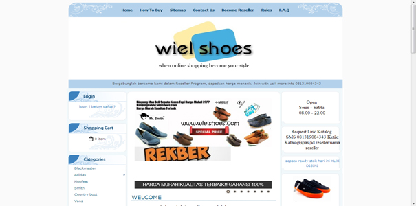 Wiel Shoes sepatu murah, polisi online