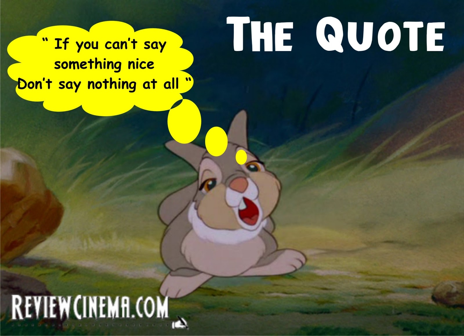 Thumper From Bambi Quotes. QuotesGram