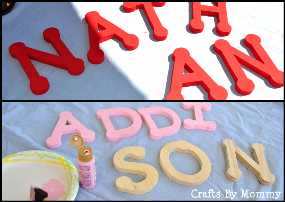 Crafts By Mommy Name Wall Hangings