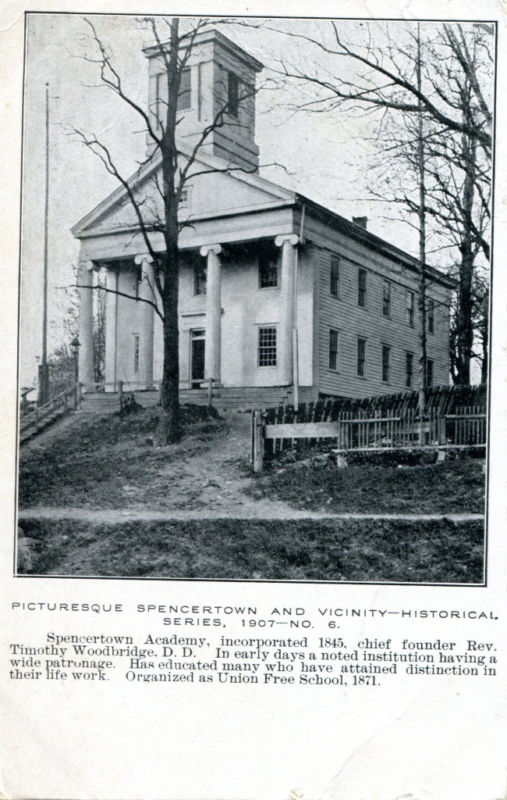 Old Pictures of Columbia County NY Spencertown Academy, Spencertown NY