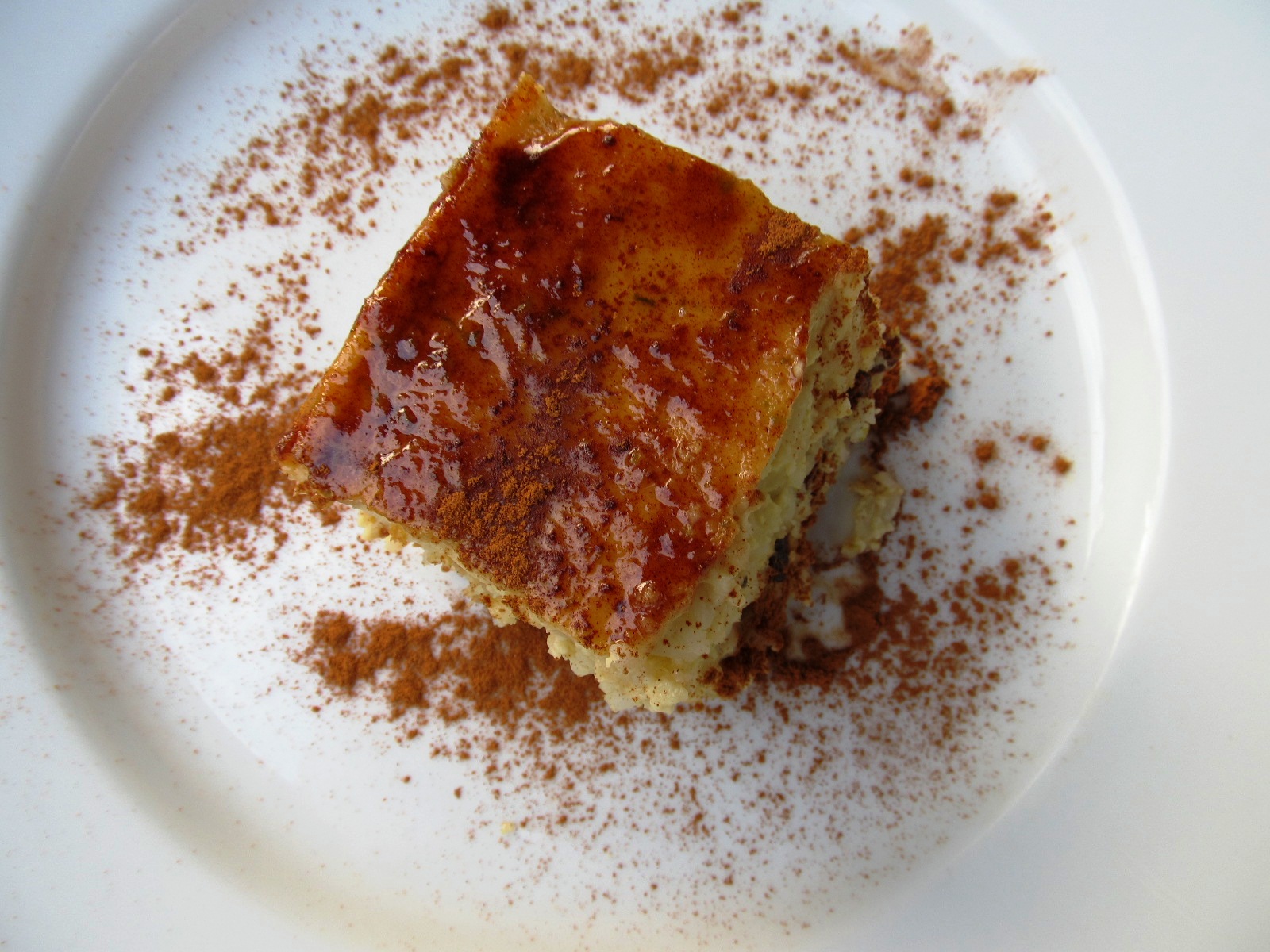 Food and Thrift Pudin de Arroz Torta=Rice Pudding Cake, and Awards!