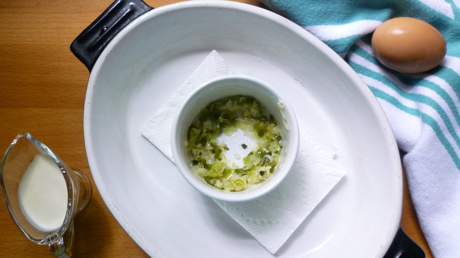 For Love of the Table FrenchStyle Baked Eggs (Oeufs en Cocotte) with