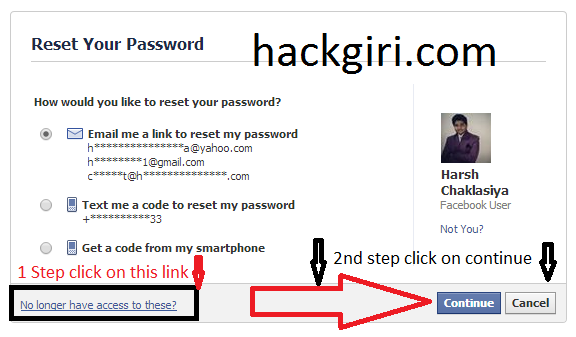 how to hack the facebook from mobile