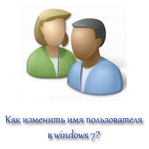 Изменяем имя учетной записи windows 7. Изменяем имя учетной записи windows 7.