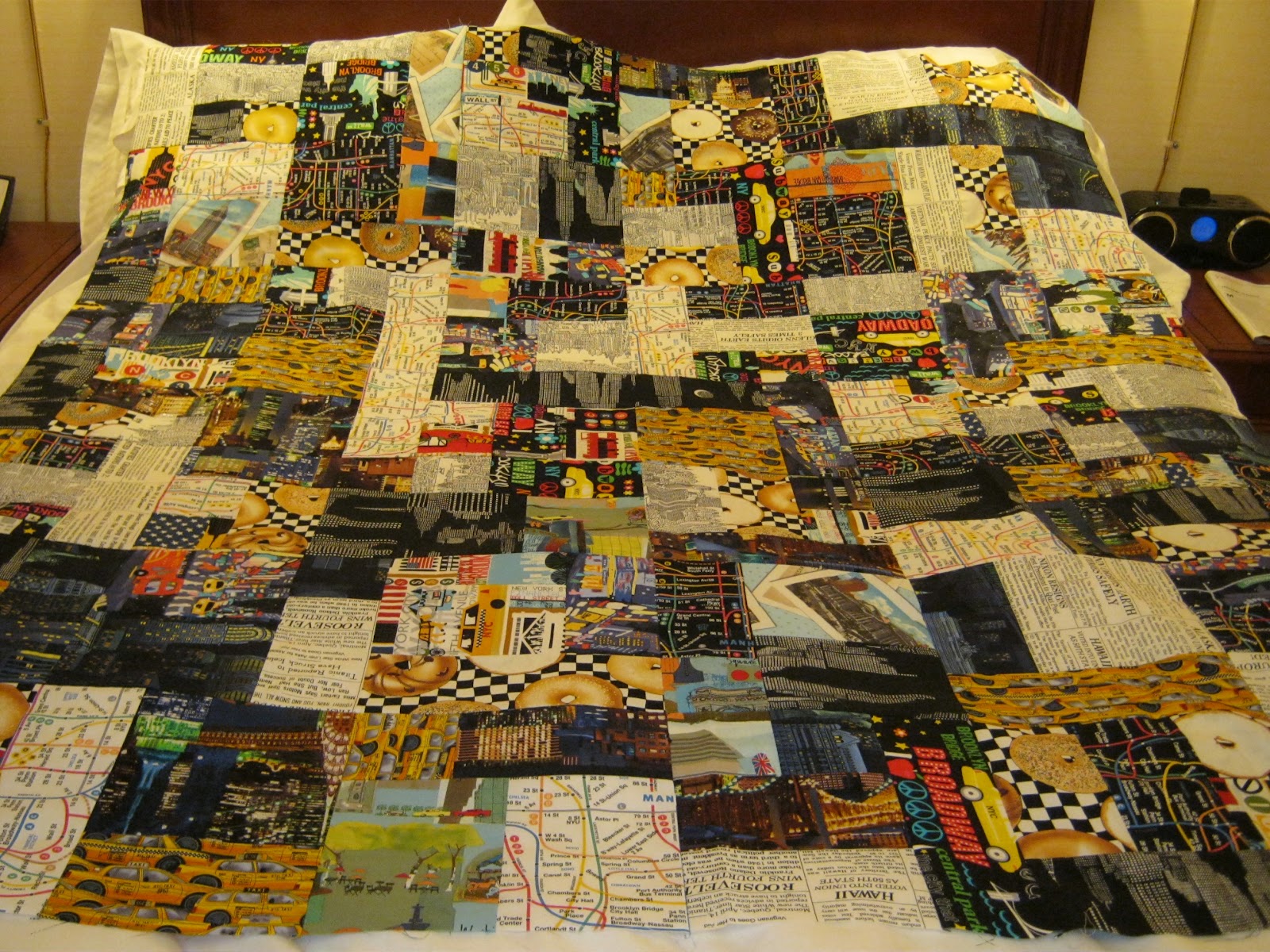 PugMom Quilts! New York City Quilts!