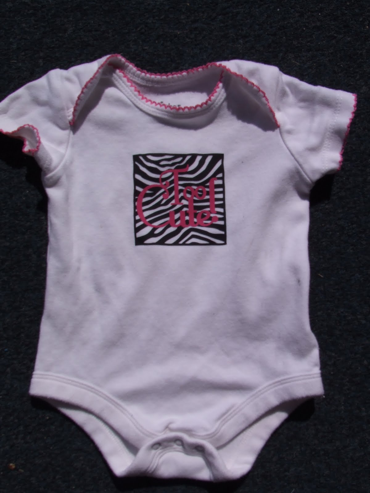 Heat Transfer Onesies • Keeping it Simple