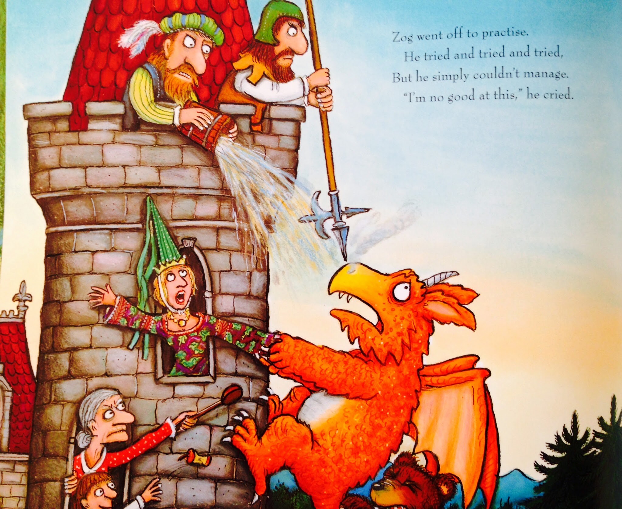 Coloring Without Borders Dragon Visit