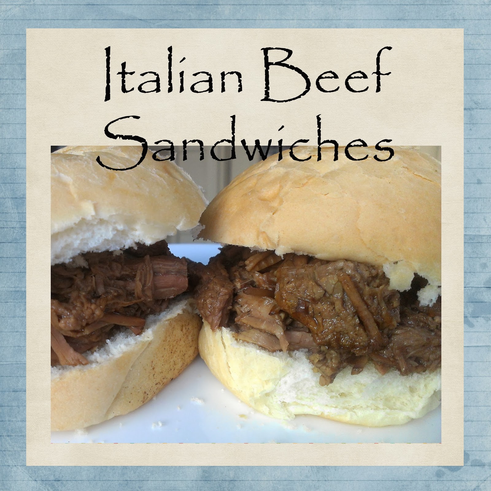 Gloriously Made Slow Cooker Italian Roast Beef Sandwiches