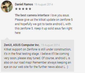 Asus Zenfone Bakal dapat Update Android L Asus Zenfone Bakal dapat Update Android L