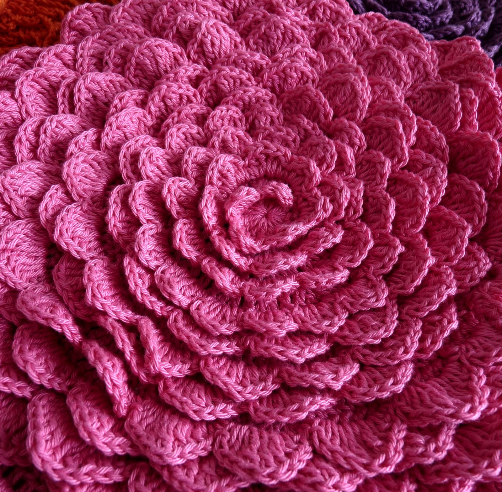Firkantede Heklede Blomster