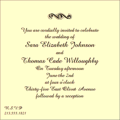  be just next to impossible for you to make your own wedding invitation