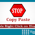 How to Disable Right Click on Blogger to Stop Copy Paste