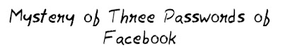 Facebook allows more than one password Facebook allows more than one password