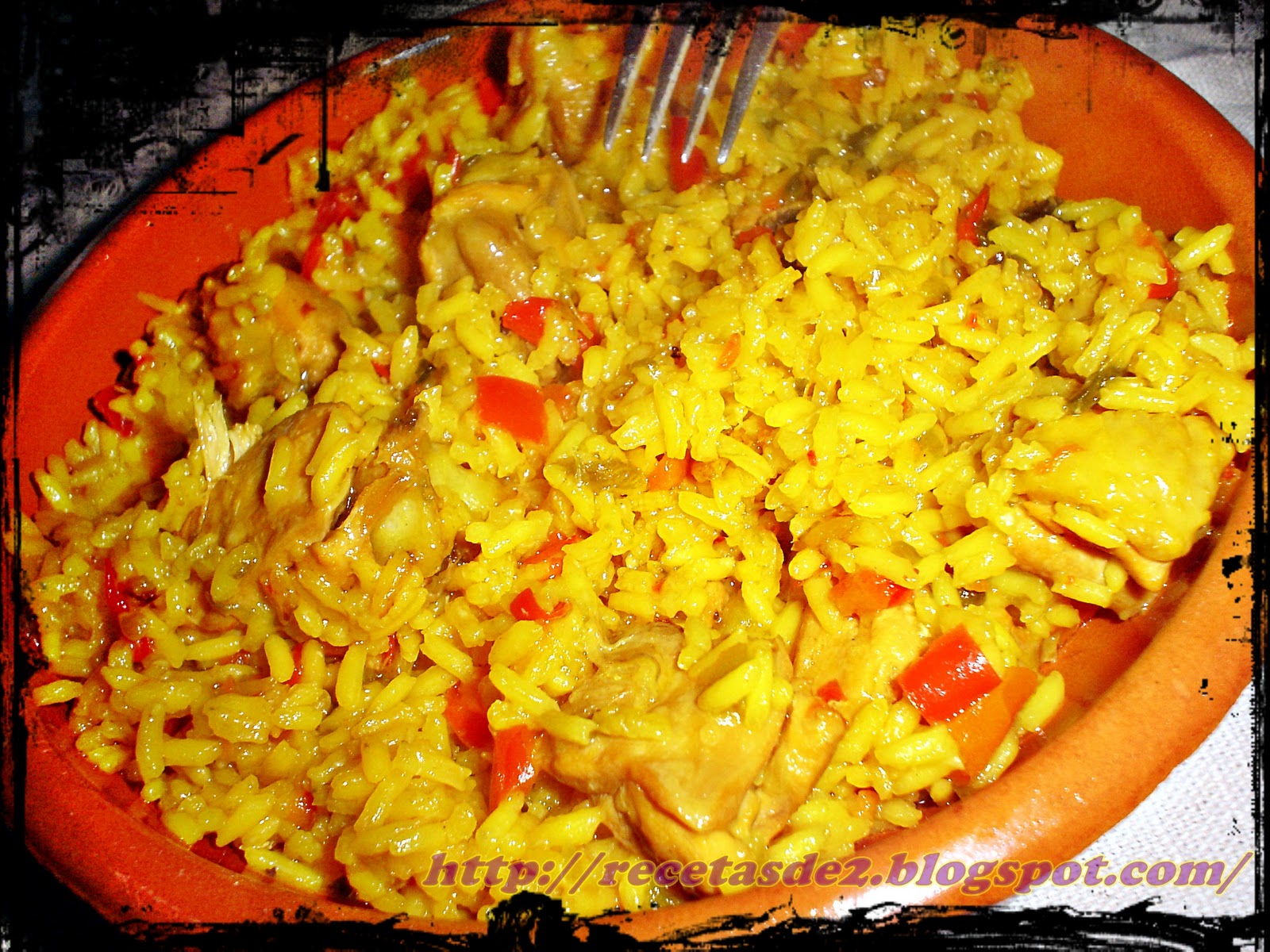 PAELLA DE POLLO Recetas de una Gatita Enamorada