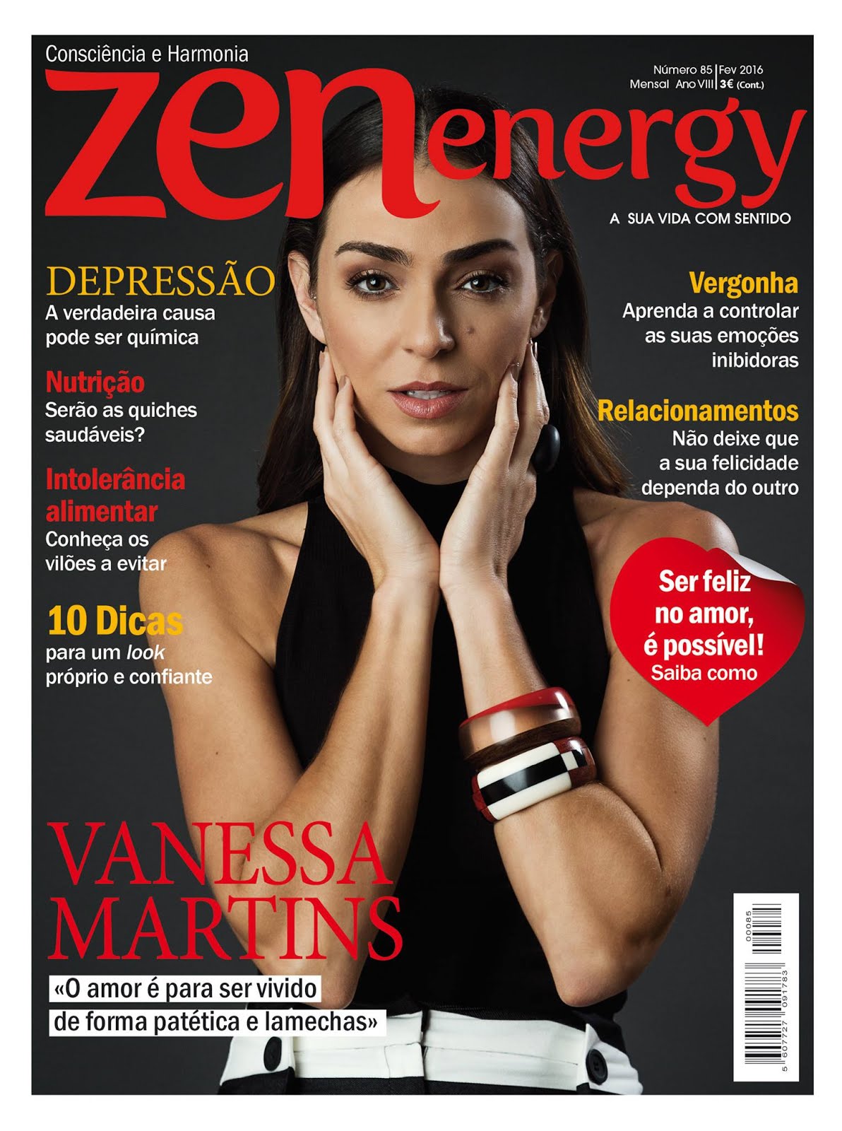 Margarida Fernandes na Revista Zen Energy Fevereiro 2016