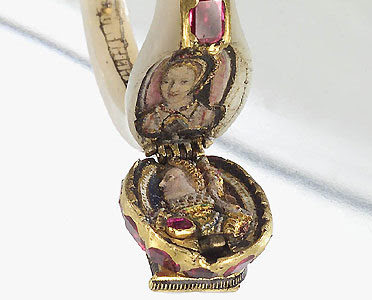 Anne Boleyn Ring Portrait Locket Anne Boleyn Ring Portrait Locket