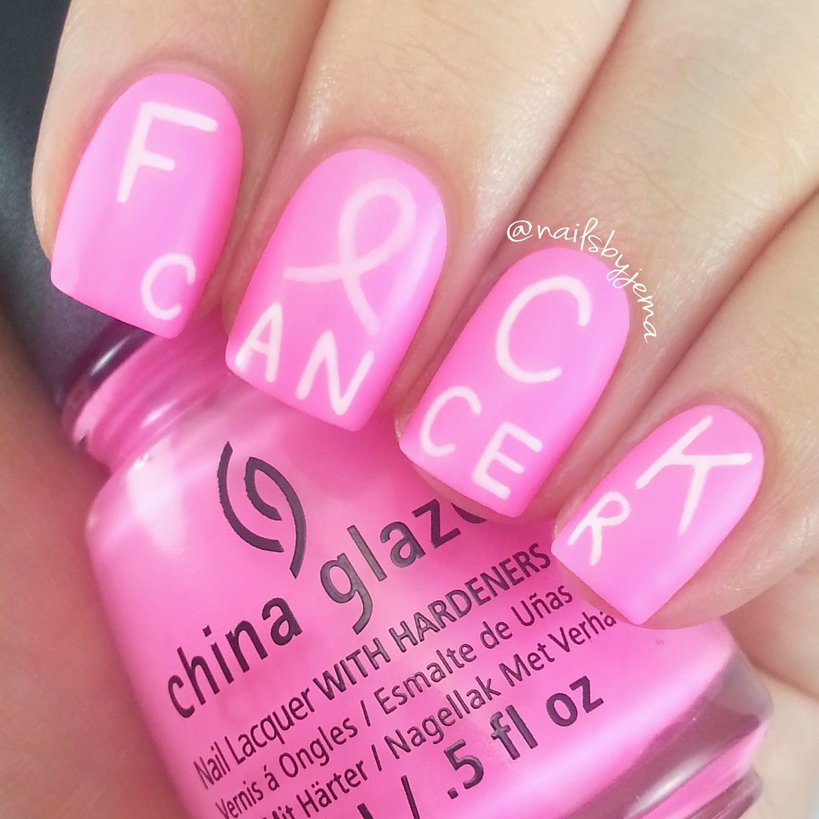 Nails By Jema T Cancer Awareness Month 2 New Wrap Up These Because F Ck Cancer Love This Organization Their Name And If Offends You Then Obviously Haven T Had Anyone Close To Suffer