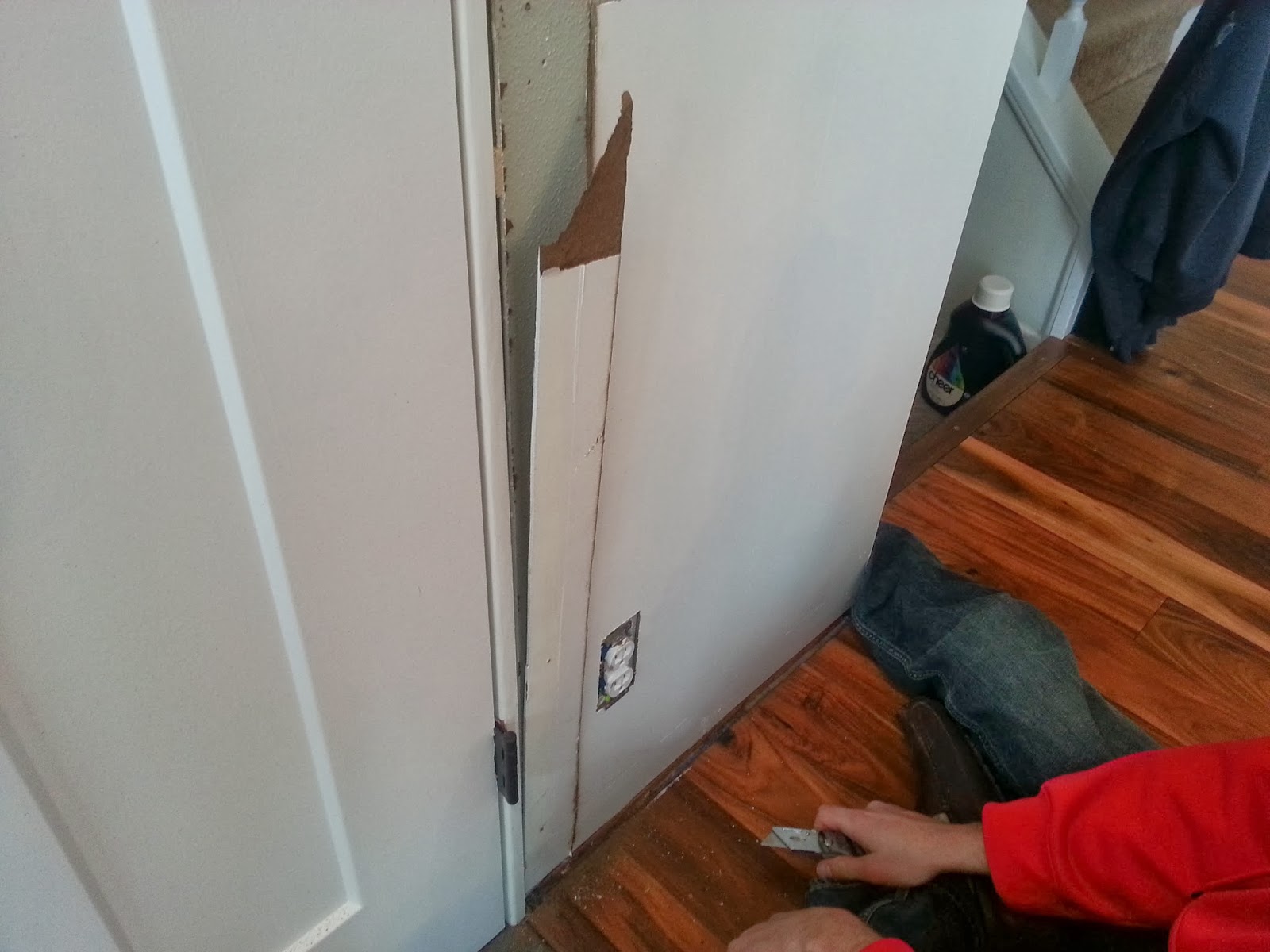 We Own Blackacre Before and After Replacing Bifold Doors with Double