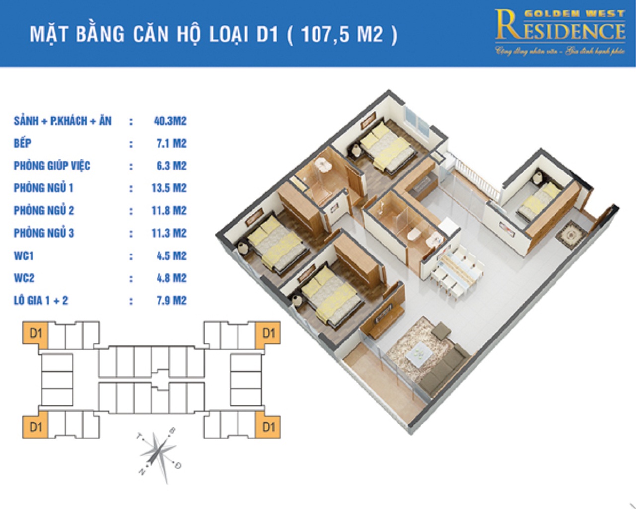 Chung Cư Golden West Residence Chung Cư Golden West Residence