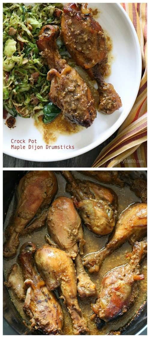 Slow Cooker from Scratch® Crock Pot Maple Dijon Chicken Drumsticks