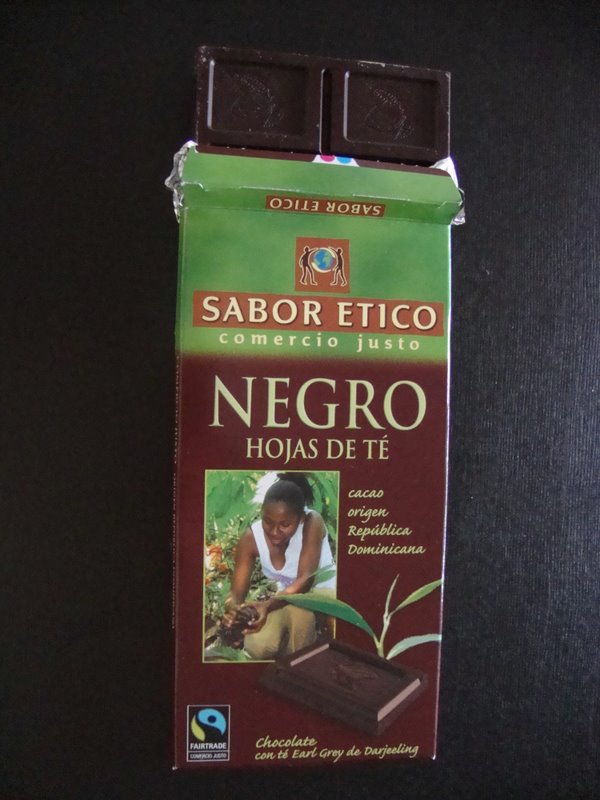 El mundo del chocolate CHOCOLATE DOMINICANO CON TÉ EARL GREY DE SABOR