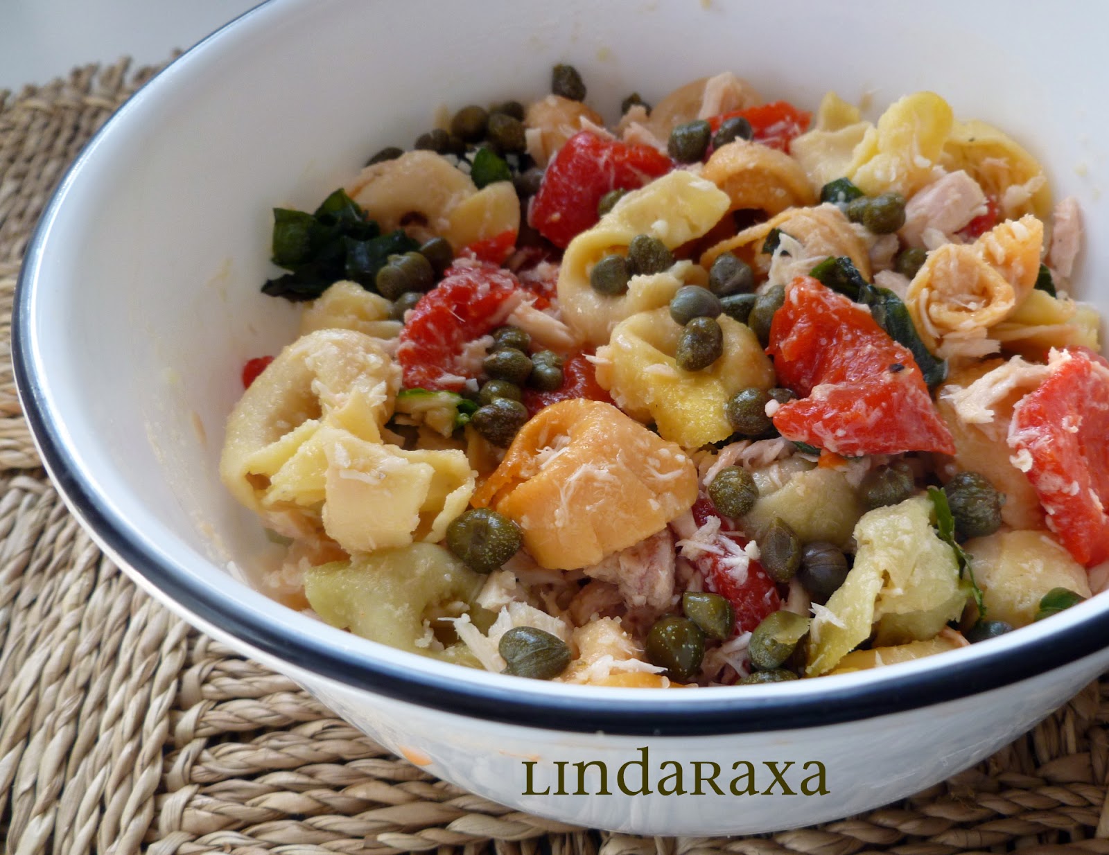 Lindaraxa Tortellini Salad With Tuna And Roasted Red Peppers