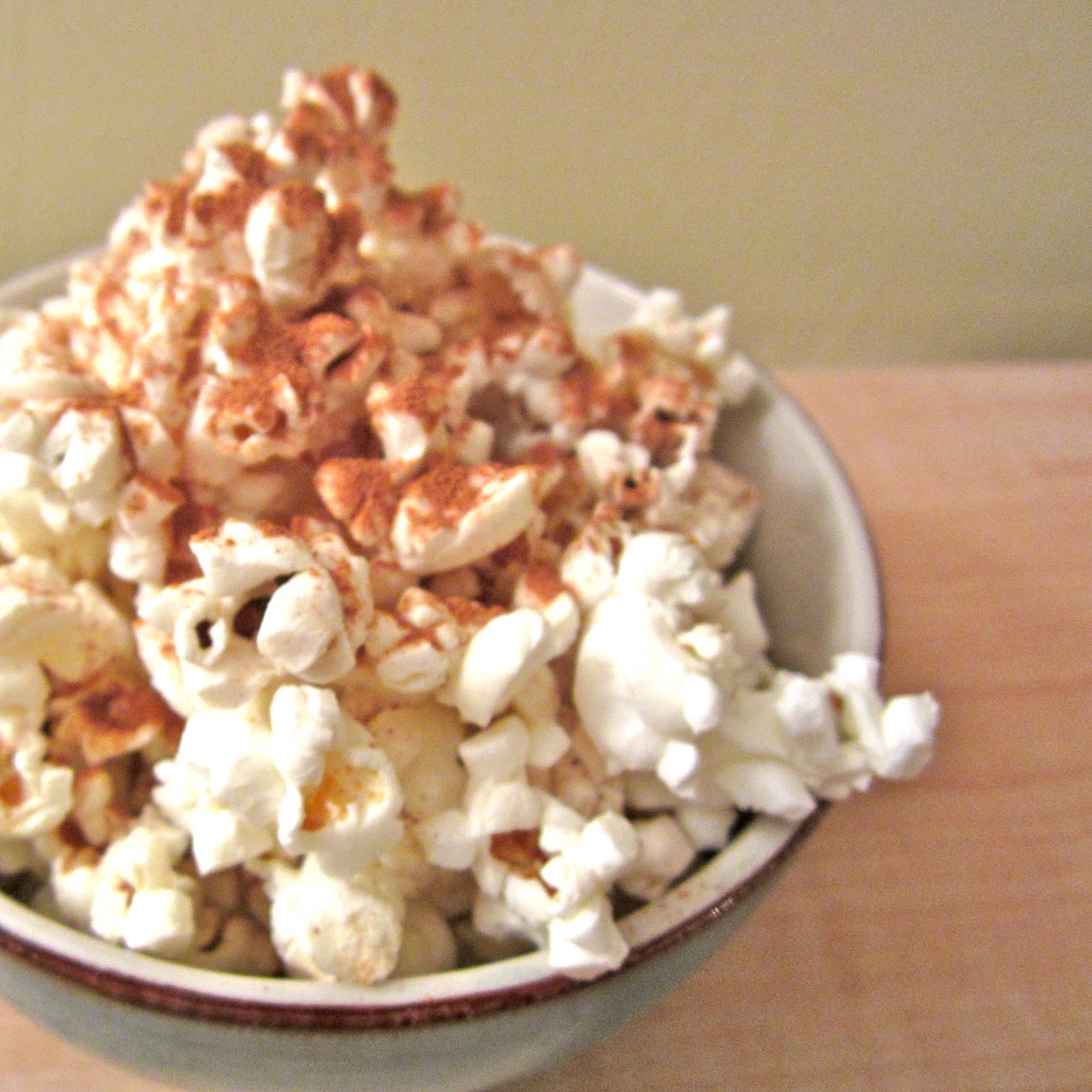 DIY Microwave Popcorn with Cinnamon, Sugar, and Coconut Butter