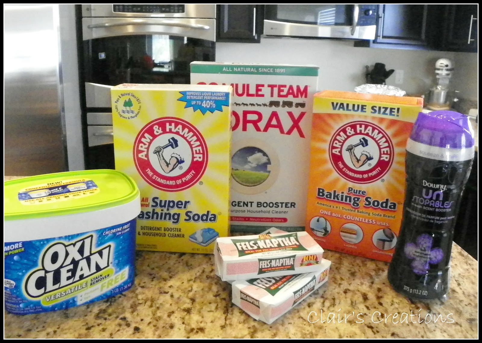 Clair's Creations Homemade Laundry Detergent