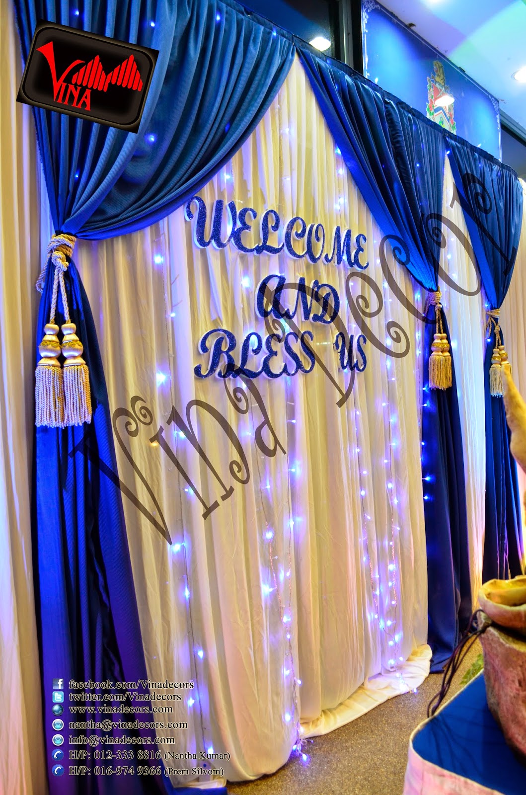 A Truly Magical Winter Wedding Dinner Concept at Pusat Komuniti Setul Perdana, Jalan 2/48A, Sentul Perdana, Bandar Baru Sentul Perdana, Kuala Lumpur on Saturday 26/04/2014 7PM (Entrance Decor with cloth, lighting, and dry stam, Walk way pillar (tree 11 feet tall) enhanced with white leafs and hanging crystal, Walk way arch / dome with hanging crystal and dry stam, main table setting, stage setting, photography section custom design as per couple request, table and chair, and projector screen 10 x 10 feet. A Truly Magical Winter Wedding Dinner Concept at Pusat Komuniti Setul Perdana, Jalan 2/48A, Sentul Perdana, Bandar Baru Sentul Perdana, Kuala Lumpur on Saturday 26/04/2014 7PM (Entrance Decor with cloth, lighting, and dry stam, Walk way pillar (tree 11 feet tall) enhanced with white leafs and hanging crystal, Walk way arch / dome with hanging crystal and dry stam, main table setting, stage setting, photography section custom design as per couple request, table and chair, and projector screen 10 x 10 feet.