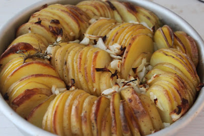 Spiraling Roasted Potatoes