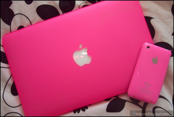 Pink, Apple, iPhone, Laptop