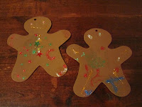 Gingerbread Christmas ornament craft kids craft, Christmas craft