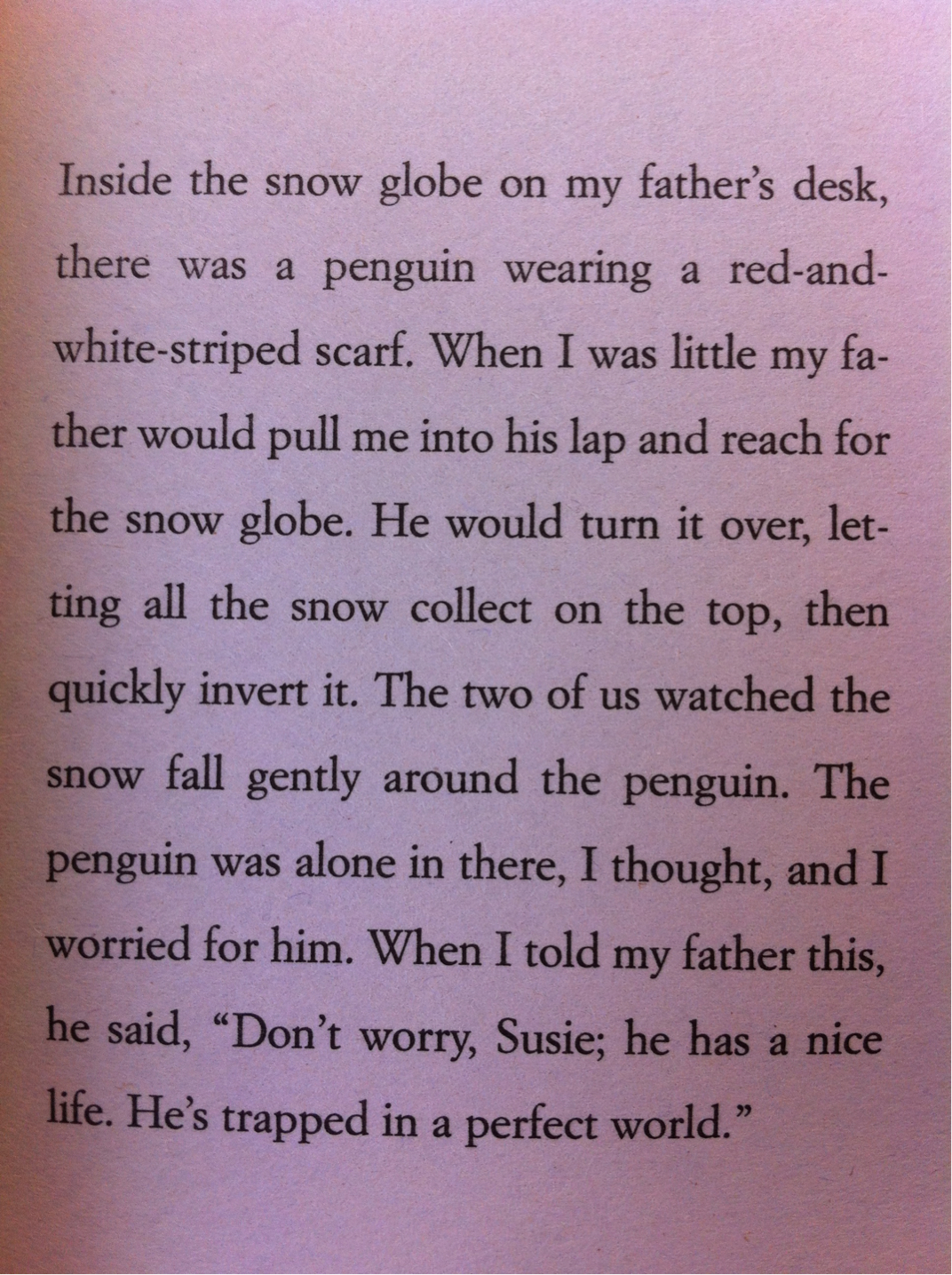 the lovely bones grief essays Lovely bones essay in alice sebold’s “the lovely bones”, the theme revolves around the experience of grief, loss, and acceptance throughout the book, all the characters experience these emotions through different ways. the lovely bones grief essays Lovely bones essay in alice sebold’s “the lovely bones”, the theme revolves around the experience of grief, loss, and acceptance throughout the book, all the characters experience these emotions through different ways.
