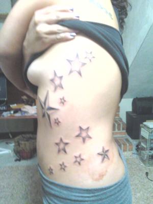 tribal nautical star tattoos. Tribal Star Tattoos Designs.