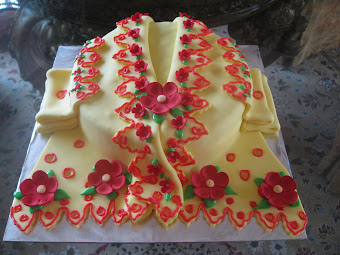 Kek Kebaya Fondant