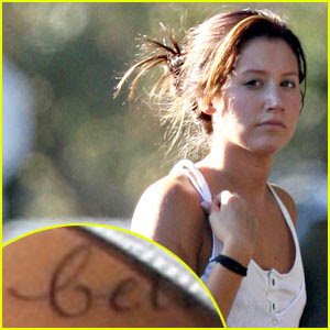 Ashley Tisdale Tattoos Designs