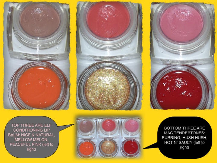 Beauty Collectives MAC Tendertone Lip Balms VS. ELF Conditioning Lip Balms