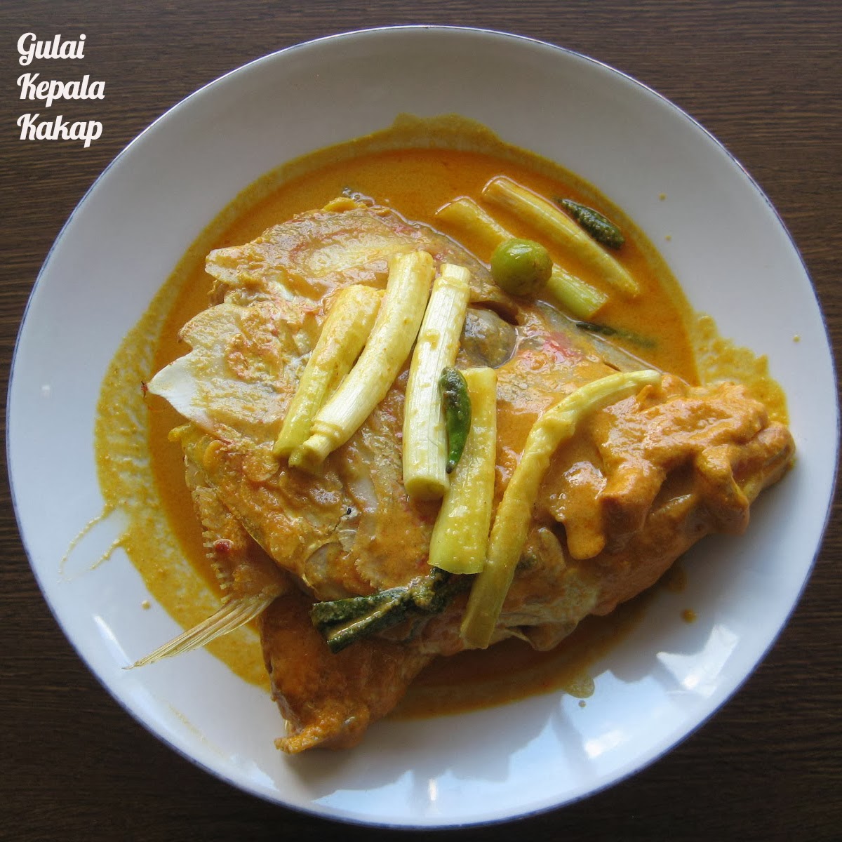 Gulai Kepala Kakap - Resep Masakan Praktis Rumahan Indonesia Sederhana