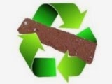 Umweltfreundliche, recycelte Baustoffe