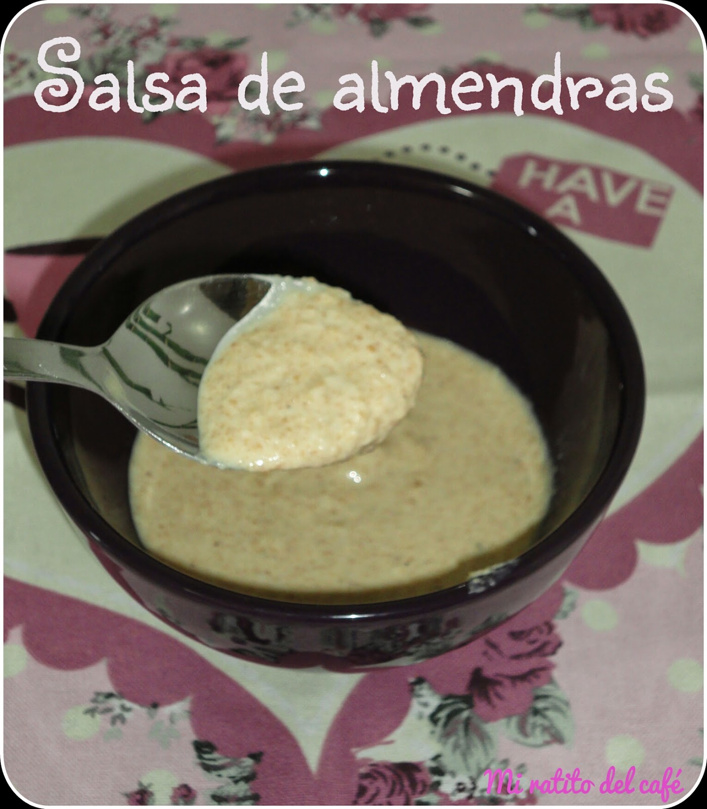Salsa De Almendras
